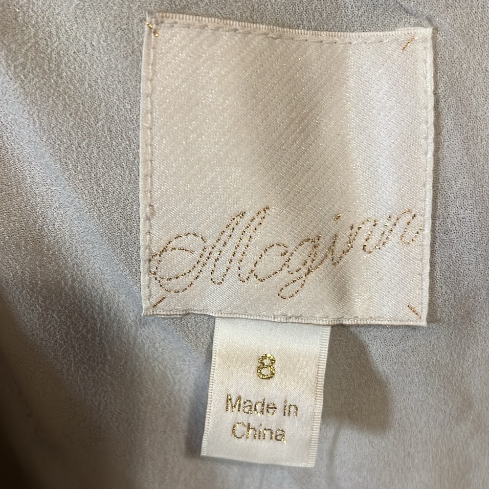 McGinn pleated wrap floral chiffon dress - Picture 4 of 7